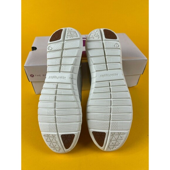 Hush Puppies Tricia Perf Lace Up Sneakers Womens 5.5 M Gray Nubuck Leather NWB - Picture 6 of 12